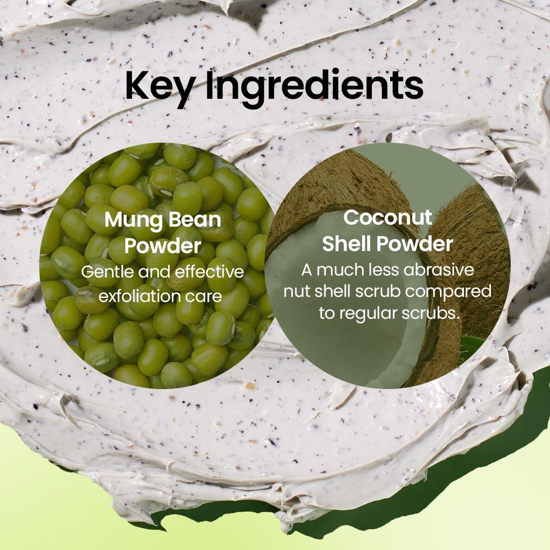 Beplain Green Bean Sensitive Skin Gentle Facial Cleanser 80Ml+Mud Mask 120Ml+Makeup Removal Oil 200Ml Care Set