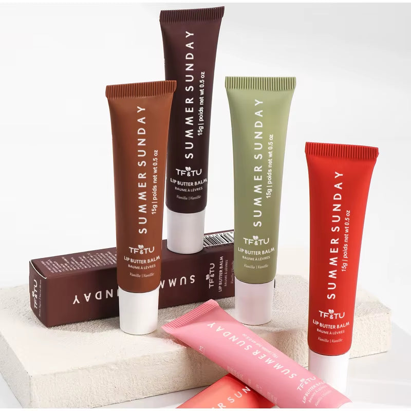 Summer Lip Moisturizing Lip Balm Care 15Ml Lip Balm Smoothing Lip Lines Lasting Nourishment for Women Daily Care Makeup Lipcare